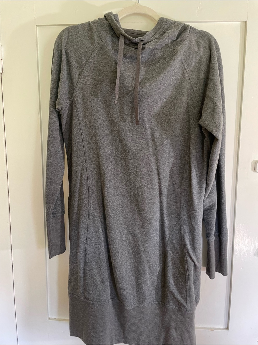 Toad&Co Heather Gray Pullover Hoodie Dress